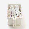 KEYUCA Handled Storage Box, Kitchen Storage (with Handle) Off-White, Small