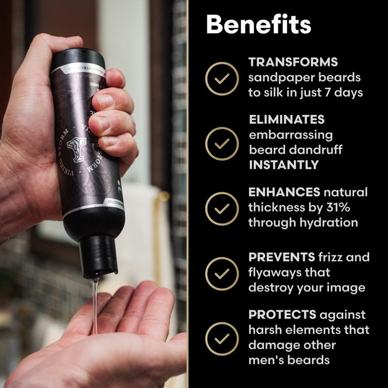 The Beard Struggle Radiance Beard Bundle Gold Collection, Hoenir's Poem