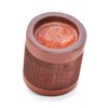 Medifier Vintage Chinese Bamboo Wood Desk Pen Pencil Cup Holder