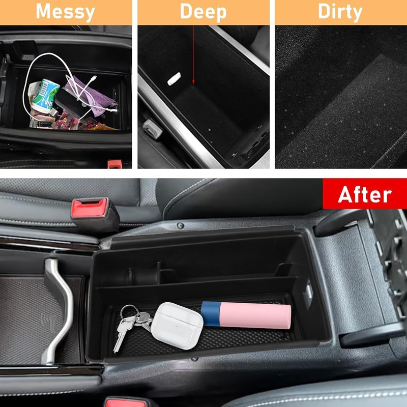 TTCR-II Compatible with 2025 Volkswagen Tiguan Center Console Organizer, for