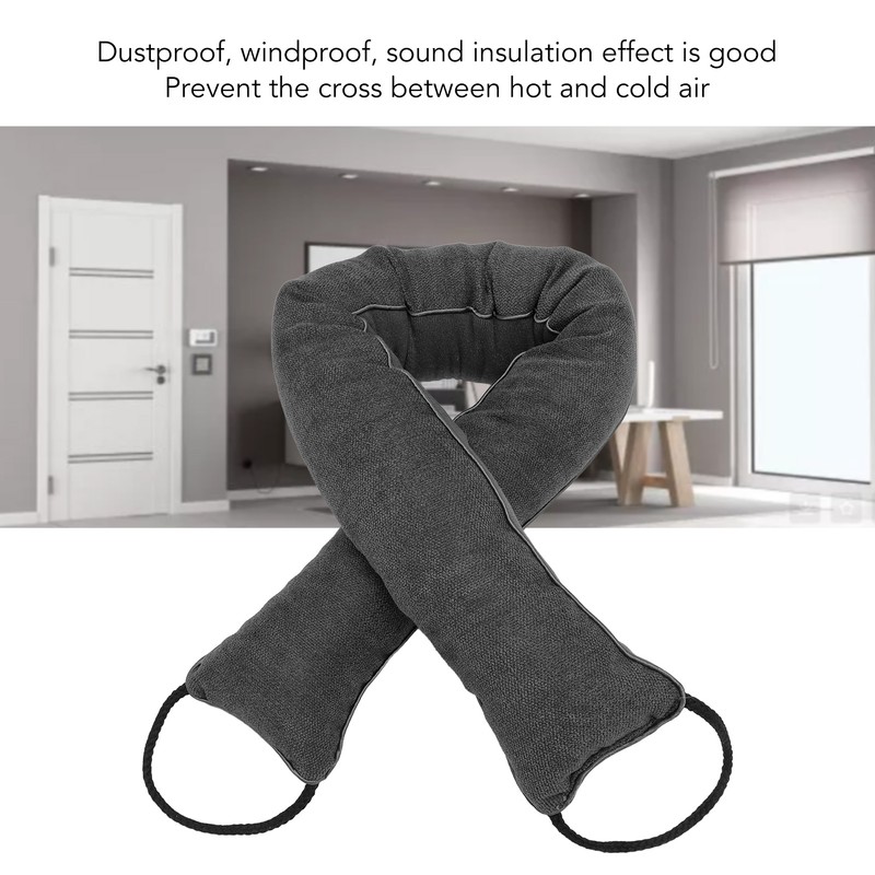 Door Snake Draft Stopper Dustproof Noise Blocking Washable Under Door