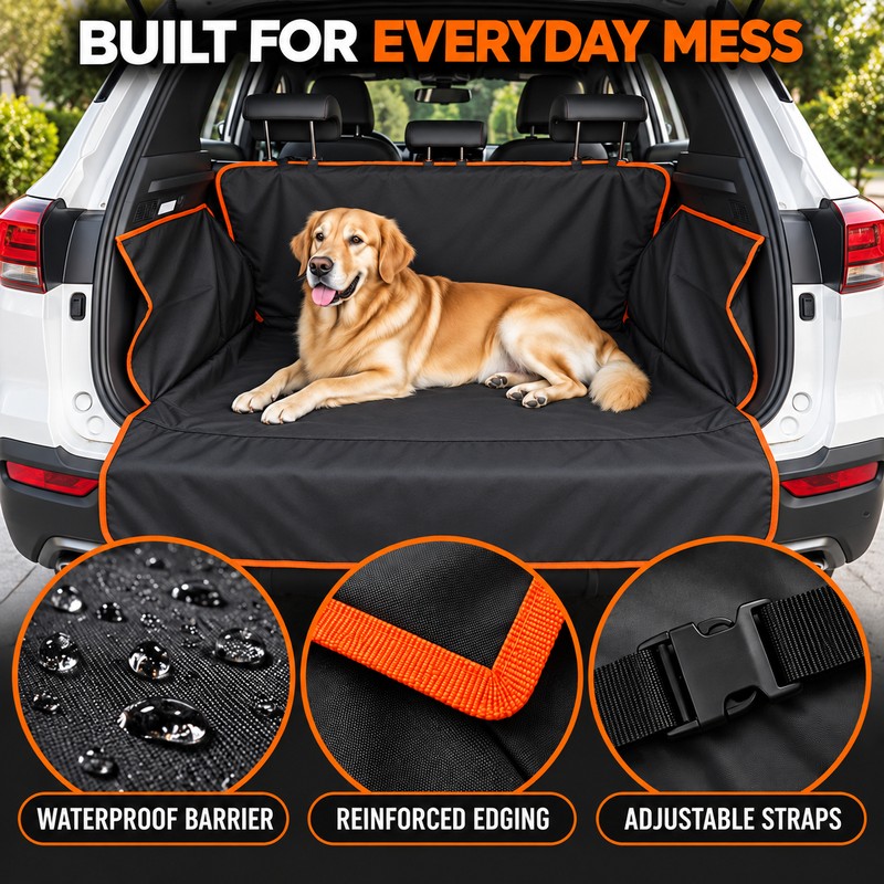 Waterproof SUV Cargo Liner for Trunk Protection – Universal Fit