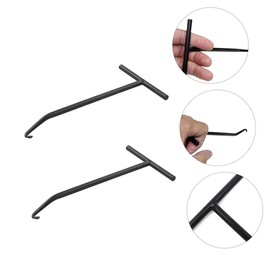 Gatuida 2pcs Professional Exhaust Spring Hook Tool for Motorbikes Spring Puller and Cotter Pin Removal