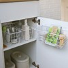 Creative Wall Mounted Storage Basket with Sticky Hooks, Iron Hanging