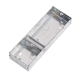 3G 35mm Single Plus Double Galvanised Steel Box
