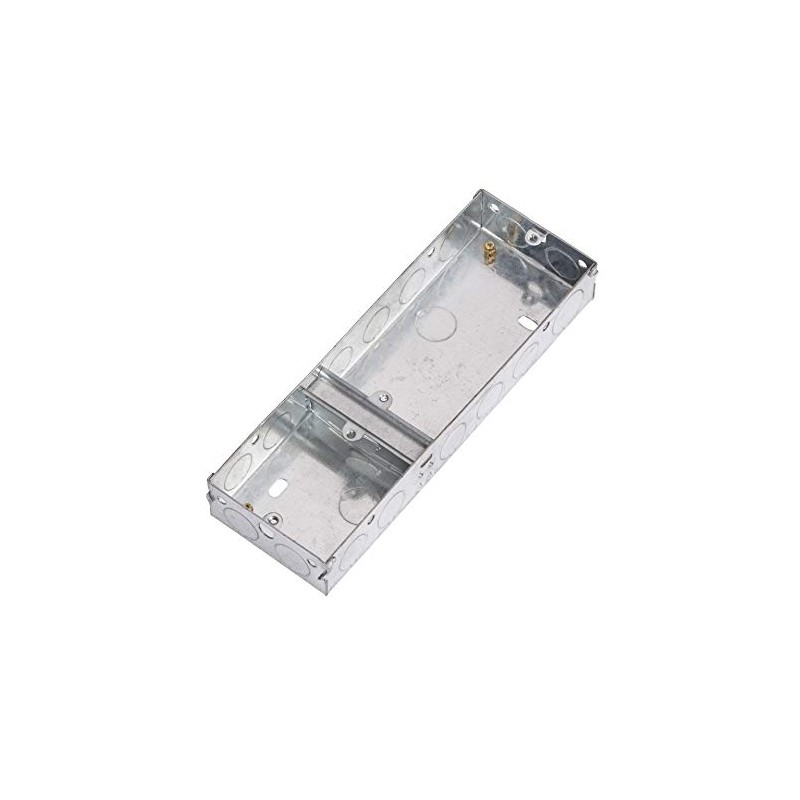 3G 35mm Single Plus Double Galvanised Steel Box