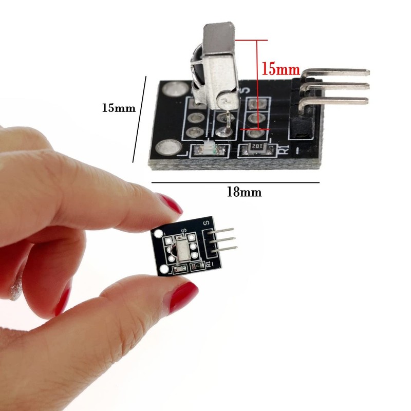 JZK 6 Pcs KY-022 Infrared Sensor Receiver Module, KY022 IR