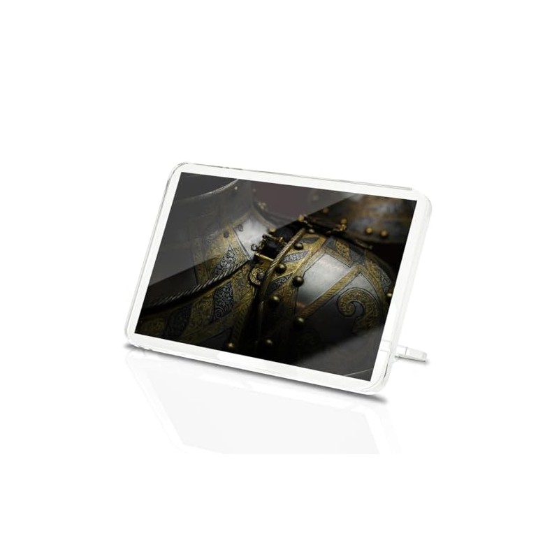 Classic Rectangle Magnet with Stand - Medieval Knights Armor History