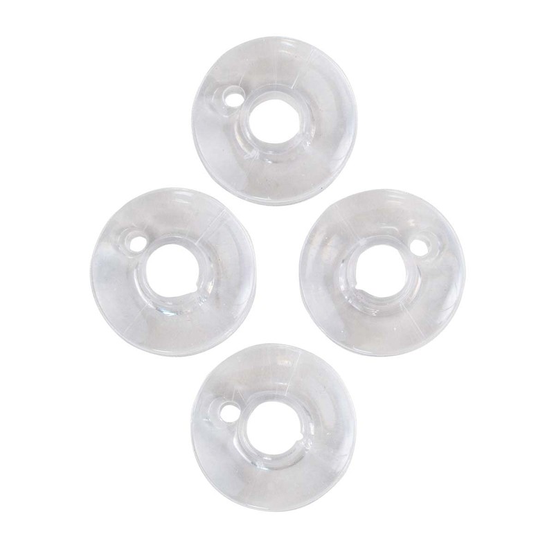 SINGER Bobbins Class 66 Transparent Plastic Bobbins – Replacement Bobbins