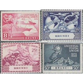 Brunei 74-77 (complete.issue.) unmounted mint/never hinged ** MNH 1949 75 years UPU (Stamps for collectors)