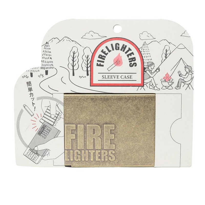 FIRELIGHTERS SLEEVE CASE, Brass Barrel