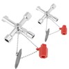 ElevaPulse Pack of 2 4-Way Multifunctional Control Cabinet Keys for