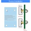 25mm Shower Door Rollers Replacement – Ultra-Quiet Sliding Glass Door
