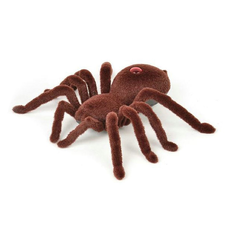 Funny Creepy Soft Scary Plush Spider Infrared Remote Control Tarantula