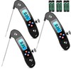Awaiymi 3PCS Digital Talking Thermometer for The Blind, Waterproof Instant
