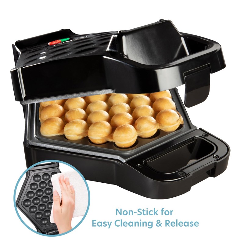 Bubble Waffle Maker - Electric Non stick Hong Kong Egg