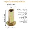 Qjaiune 25pcs Multi-Grip Rivet-Nut Pre Bulbed Threaded Inserts, M8 Rivet