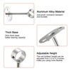 sourcing map 4 Pcs Ceiling Mount Bracket, Wardrobe Pipe Bracket,