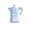 Bialetti Mocha Exclusive Sky Blue 3 Cup Open Fire (Coffee