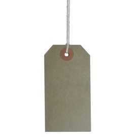 50 Buff Strung Tags 96mm x 48mm