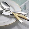 CADYSS Premium Silverware Set 20 Pieces - Flatware Set Gilding