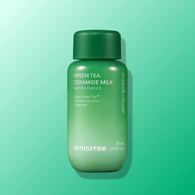 Innisfree 이니스프리 그린티 세라마이드 밀크 보습 에센스/수분 속건조 장벽 화잘먹