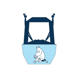 Marushin Pouch Blue Shell 01 Moomin