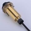 SINKINGDOM SinkTop Air Switch Kit (Long Full Brass Button) for