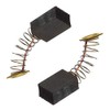 SPARES2GO Carbon Brushes Set for Makita Belt Sander 6mm x