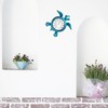 SOTALING Turtle Outdoor Thermometer - Wall Mount Thermometer - Blue