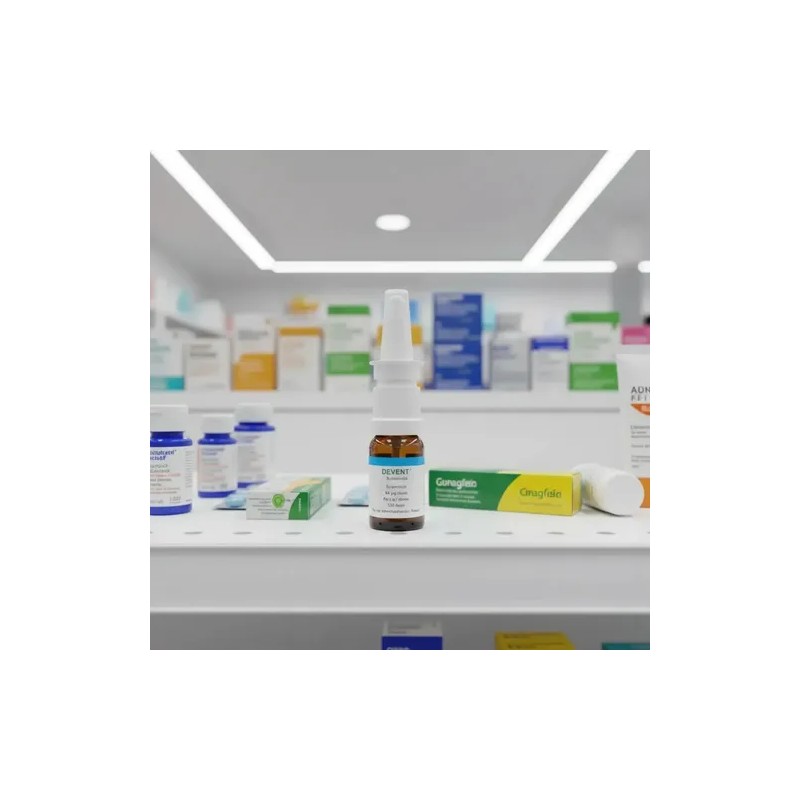 Devent Budesonida 64 Mcg / dosis suspensión nasal 120 dosis
