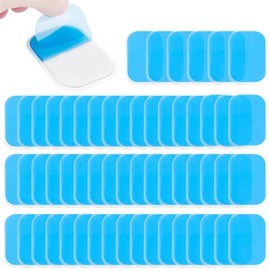 Fousenuk Pack of 60 Gel Pads, EMS Pads for Trainers, Abdominal Trainer, Electric Muscle Stimulation, Muscle Stimulator Replacement Parts, Hydrogel, Abdominal Trainer Muscle Training Device, Gel Pads,