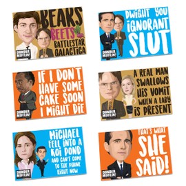 The Office Merchandise - Refrigerator Magnets, Set of 6