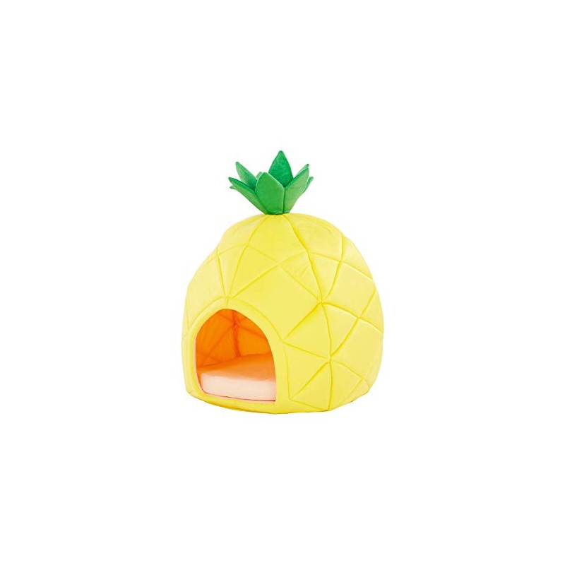 YML Pineapple Pet Bed House, Small, Yellow (FH034_1)