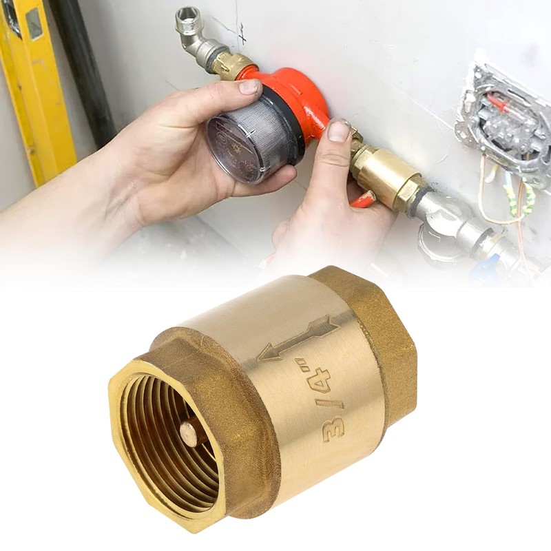 DN20 Brass Check Valve 3/4", PNXKTXO Solid Brass Non Return