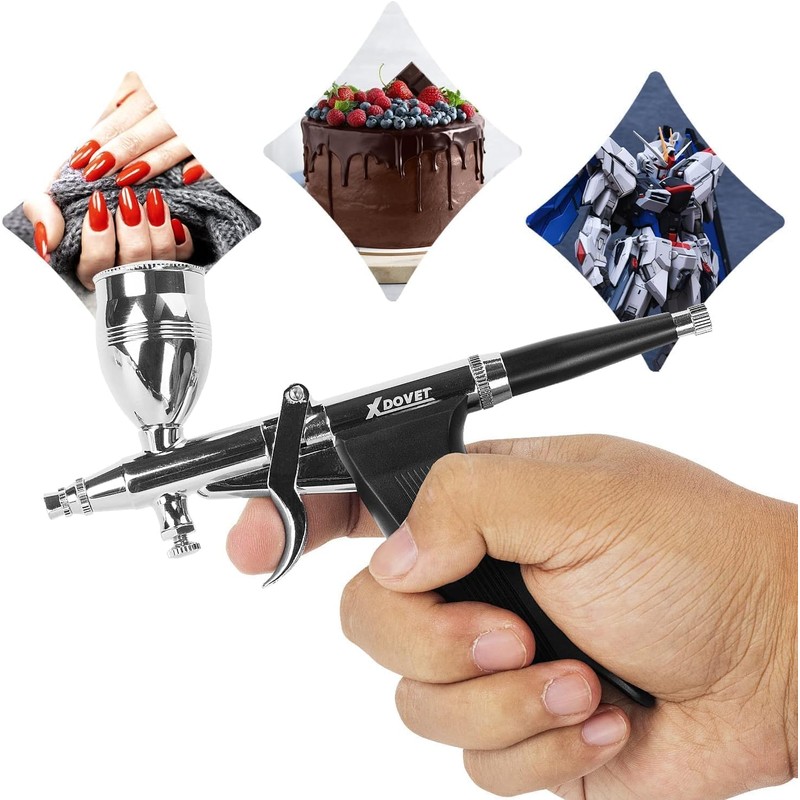 XDOVET Airbrush Use with Compressor - Dual Action Air Brush