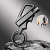 2 Pack Permanent Match Keychain Lighter, Metal Infinity Lighter, Forever