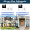 Yakiter Video Timbre Inteligente, Mbre Inalambrico Exterior con Camara,Timbre Inteligente