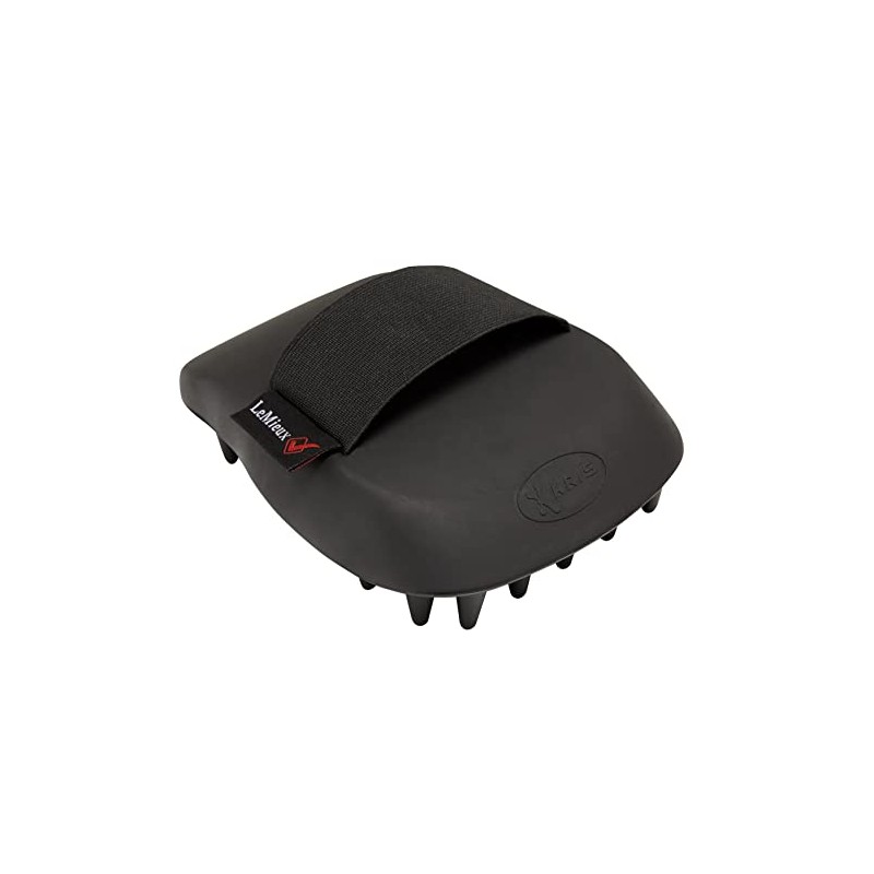 LeMieux Rubber studded curry comb mouse groomer (black)