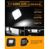 LESAUCE Full LED Clear Lens License Plate Light For 2003-2018