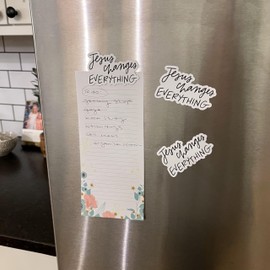 Swaygirls magnets | Jesus changes everything refrigerator magnet | Christian magnets | Fridge magnets about faith, God, the Bible