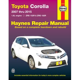 Toyota Corolla (2007 - 2015): Haynes Repair Manual
