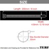 TERF® 100 Pcs Brown Cable Ties 200mm (8'') X 4.8mm