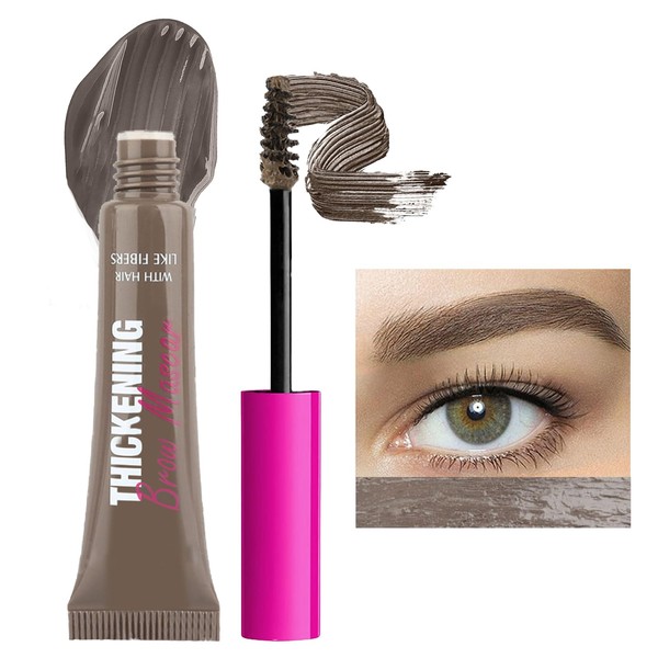 Tinted Brow Glue, Shapes and Colours Eyebrows, Waterproof Eyebrow Gel,