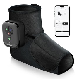 Comfytemp Portable Foot Massager with Heat, Birthday Gifts for Dad Mom Men Women, Cordless Ankle Massage for Plantar Fasciitis, Swelling, Compression Boot for Circulation (1 Pack, Fits Size 6 to 10)