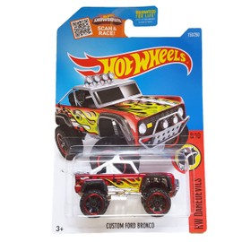 Hot Wheels, 2016 HW Daredevils, Custom Ford Bronco [Maroon] 153/250