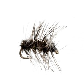The Fly Fishing Place Griffiths Gnat Midge Trout Dry Fly Fishing Flies - Set of 6 Flies Size 20