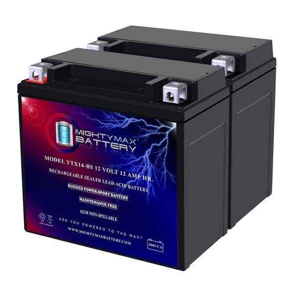 Mighty Max Battery YTX14-BS Battery Replaces High Performance Power Sports