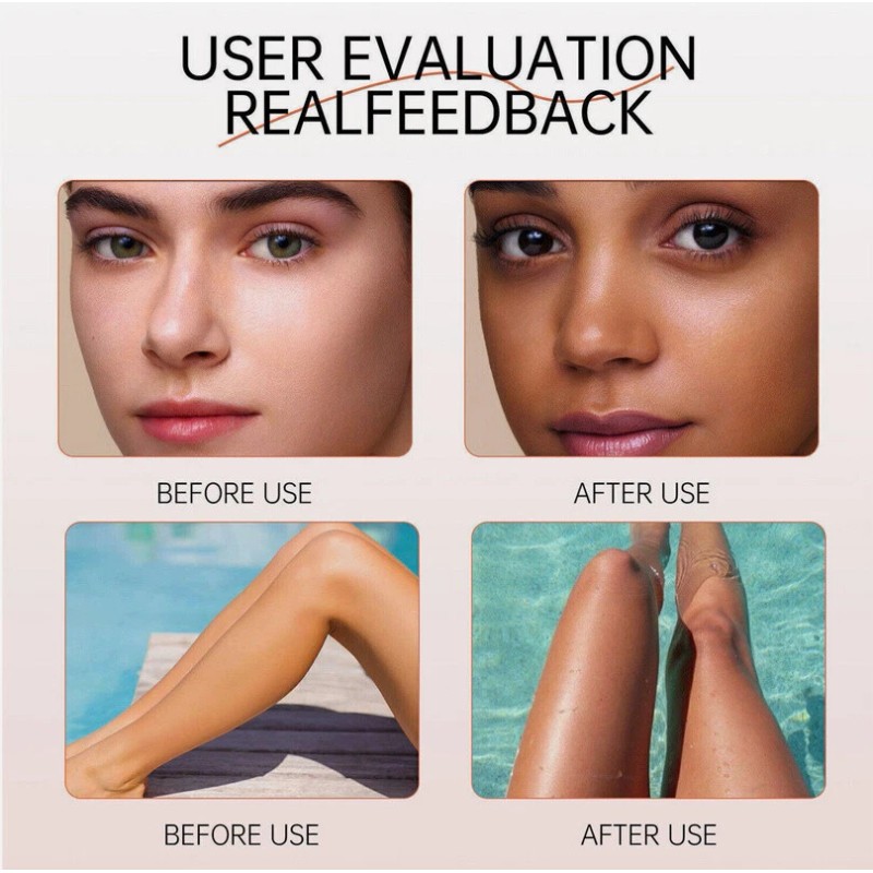 Unbranded 5PCS Zeria Drops Sunless Tanning Drops Natural Boost Melanin