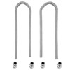 SUPERFASTRACING 44" Chrome Stainless Steel Flexible Universal Heater Hose Kit